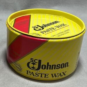 SC Johnson Paste Wax Wood Floor Furniture Polish Discontinued 1988 Vintage 16oz